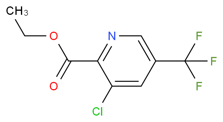 Ethyl 3-chloro-5-(trifluoromethyl)-2-pyridinecarboxylate_分子结构_CAS_69045-84-7)