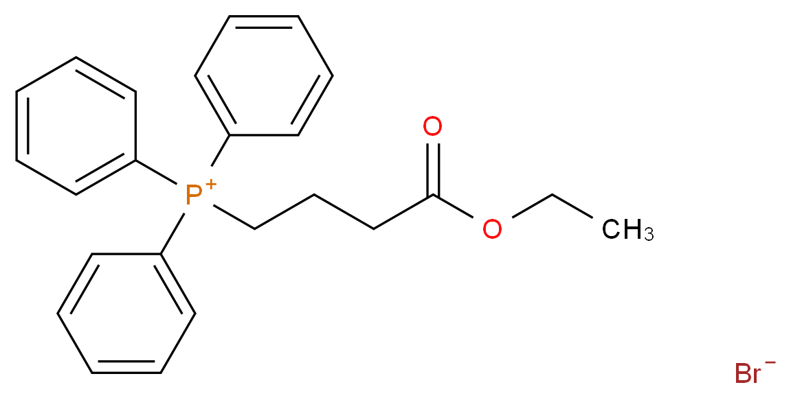 [3-(乙氧羰基)丙基]三苯基溴化膦_分子结构_CAS_50479-11-3)