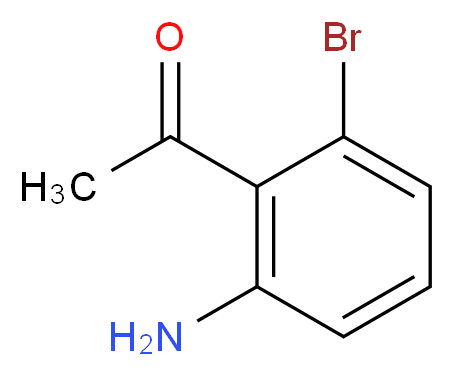 1-(2-Amino-6-bromophenyl)ethanone_分子结构_CAS_55830-09-6)