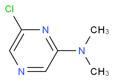 6-chloro-N,N-dimethylpyrazin-2-amine_分子结构_CAS_)