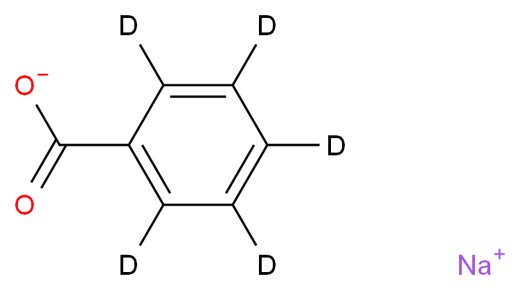 苯甲酸钠-d5_分子结构_CAS_62790-26-5)