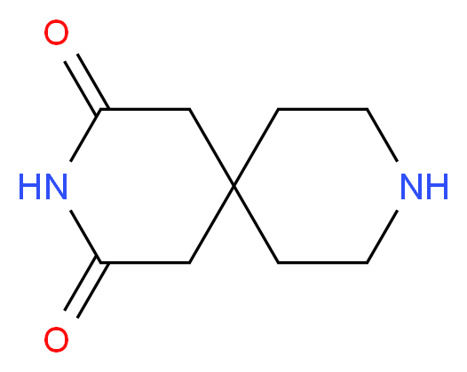 3,9-diazaspiro[5.5]undecane-2,4-dione_分子结构_CAS_24910-11-0)