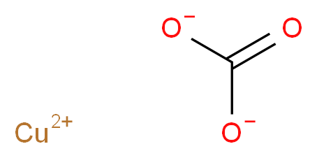 copper(2+) ion carbonate_分子结构_CAS_1184-64-1