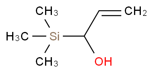 1-(trimethylsilyl)prop-2-en-1-ol_分子结构_CAS_95061-68-0