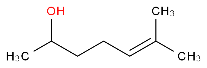 6-methylhept-5-en-2-ol_分子结构_CAS_1569-60-4