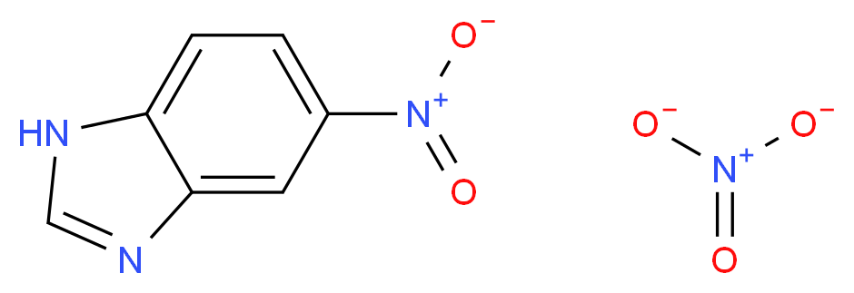 5-nitro-1H-1,3-benzodiazole nitrate_分子结构_CAS_27896-84-0