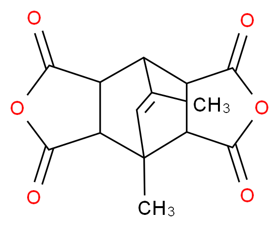 1,14-dimethyl-4,10-dioxatetracyclo[5.5.2.0?,?.0?,??]tetradec-13-ene-3,5,9,11-tetrone_分子结构_CAS_32251-35-7