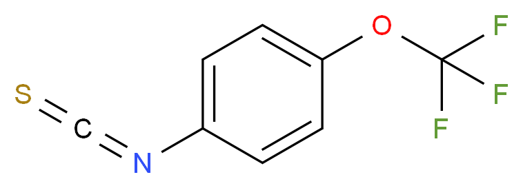 4-(Trifluoromethoxy)phenyl isothiocyanate_分子结构_CAS_64285-95-6)