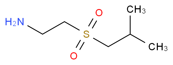 2-(isobutylsulfonyl)ethanamine_分子结构_CAS_1092280-20-0)