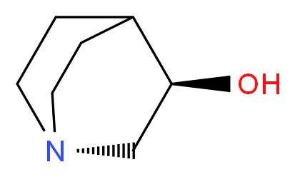 (3R)-1-azabicyclo[2.2.2]octan-3-ol_分子结构_CAS_1619-34-7