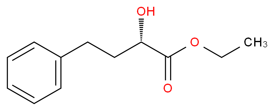 ethyl (2S)-2-hydroxy-4-phenylbutanoate_分子结构_CAS_125639-64-7