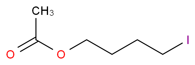 4-iodobutyl acetate_分子结构_CAS_40596-44-9