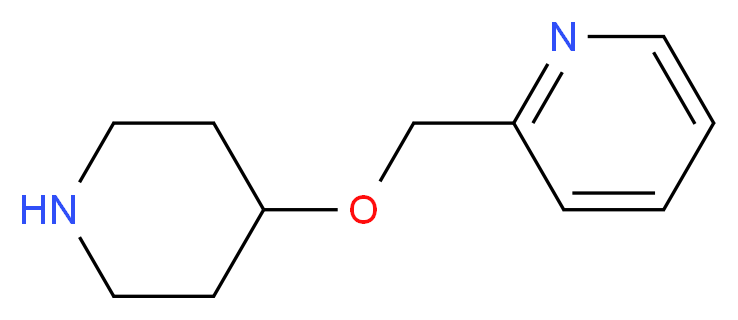 2-[(piperidin-4-yloxy)methyl]pyridine_分子结构_CAS_136718-74-6)