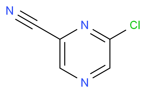 6-Chloropyrazine-2-carbonitrile_分子结构_CAS_6863-74-7)