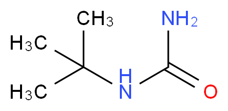 N-叔丁基脲_分子结构_CAS_1118-12-3)