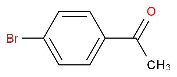 1-(4-bromophenyl)ethanone_分子结构_CAS_)
