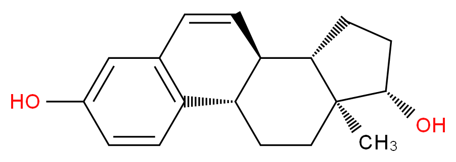 (1S,10R,11S,14S,15S)-15-methyltetracyclo[8.7.0.0<sup>2</sup>,<sup>7</sup>.0<sup>1</sup><sup>1</sup>,<sup>1</sup><sup>5</sup>]heptadeca-2(7),3,5,8-tetraene-5,14-diol_分子结构_CAS_7291-41-0