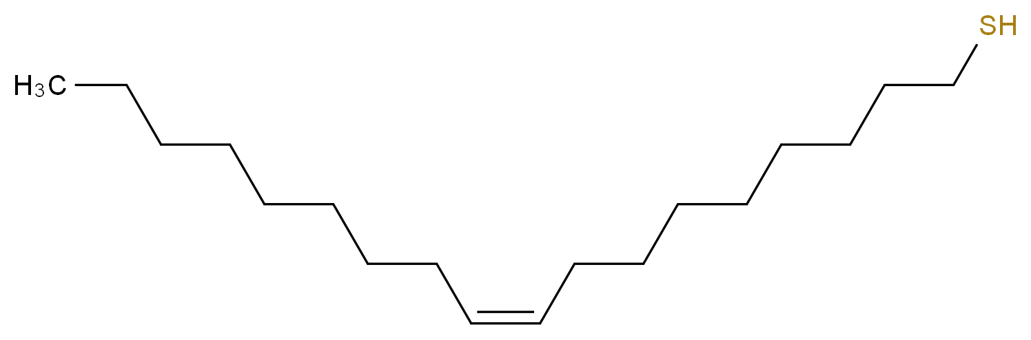 (9Z)-octadec-9-ene-1-thiol_分子结构_CAS_31494-22-1