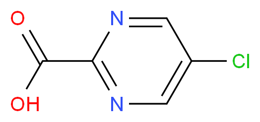 5-chloropyrimidine-2-carboxylic acid_分子结构_CAS_38275-61-5)