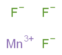 Manganese(III) fluoride_分子结构_CAS_7783-53-1)