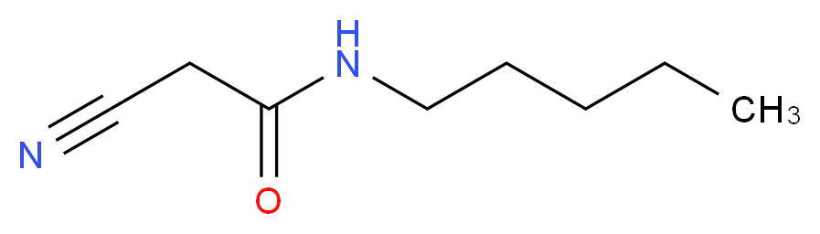 2-cyano-N-pentylacetamide_分子结构_CAS_39488-46-5