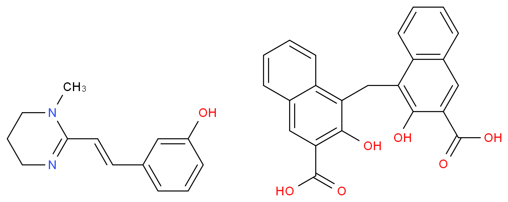 Oxantel Pamoate_分子结构_CAS_68813-55-8)