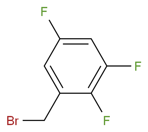 2,3,5-Trifluorobenzyl bromide_分子结构_CAS_226717-83-5)