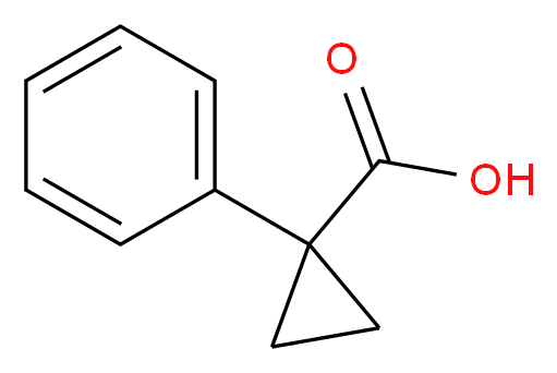 1-phenylcyclopropane-1-carboxylic acid_分子结构_CAS_6120-95-2
