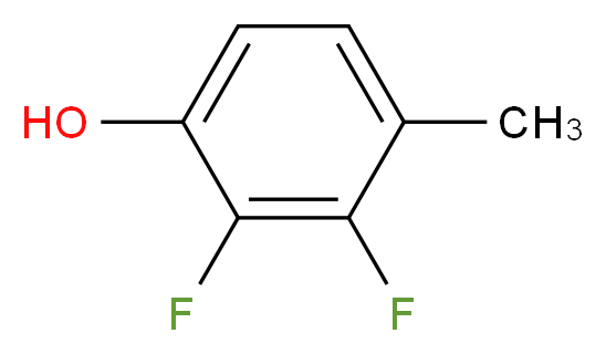 2,3-Difluoro-4-methylphenol_分子结构_CAS_261763-45-5)