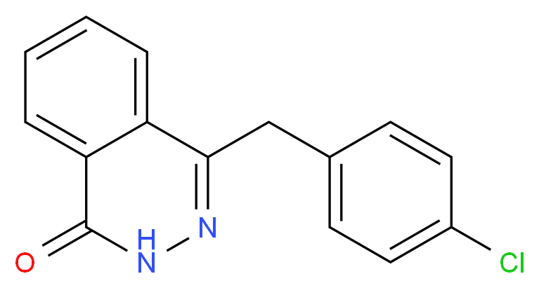 4-[(4-chlorophenyl)methyl]-1,2-dihydrophthalazin-1-one_分子结构_CAS_53242-88-9