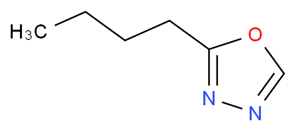 2-Butyl-1,3,4-oxadiazole_分子结构_CAS_944892-25-5)