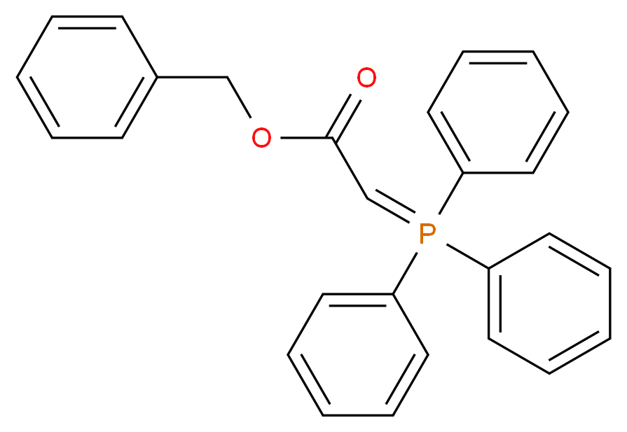 Benzyl 2-(triphenylphosphoranylidene)acetate_分子结构_CAS_15097-38-8)