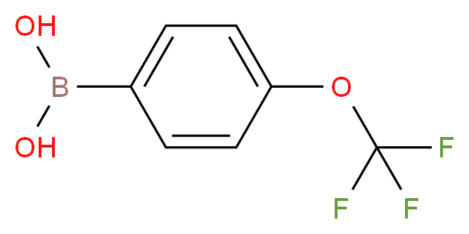 4-(三氟甲氧基)苯硼酸_分子结构_CAS_139301-27-2)