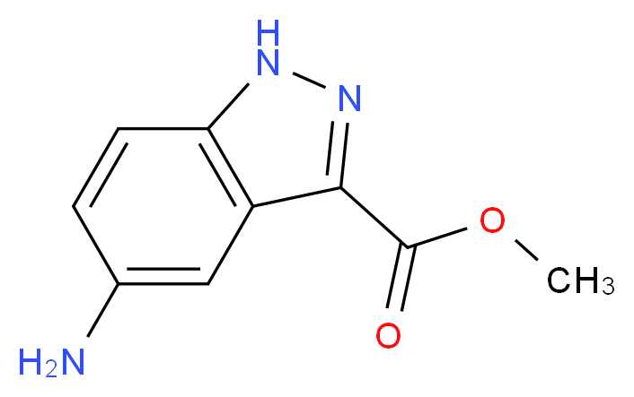 methyl 5-amino-1H-indazole-3-carboxylate_分子结构_CAS_660411-95-0)