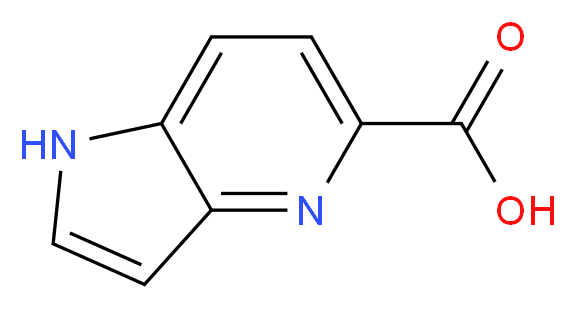 1H-Pyrrolo[3,2-b]pyridine-5-carboxylic acid_分子结构_CAS_872355-64-1)