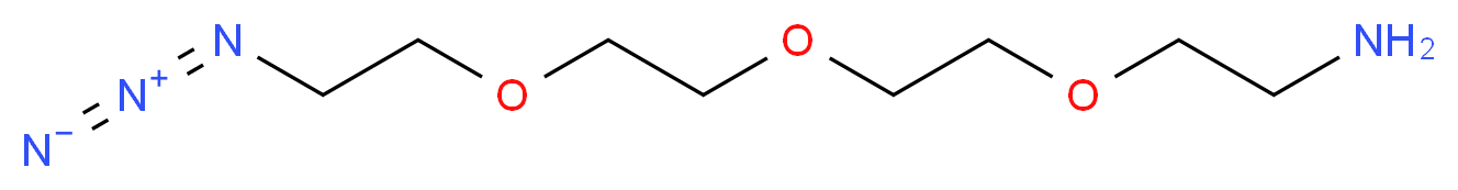 1-[2-(2-aminoethoxy)ethoxy]-2-(2-azidoethoxy)ethane_分子结构_CAS_134179-38-7