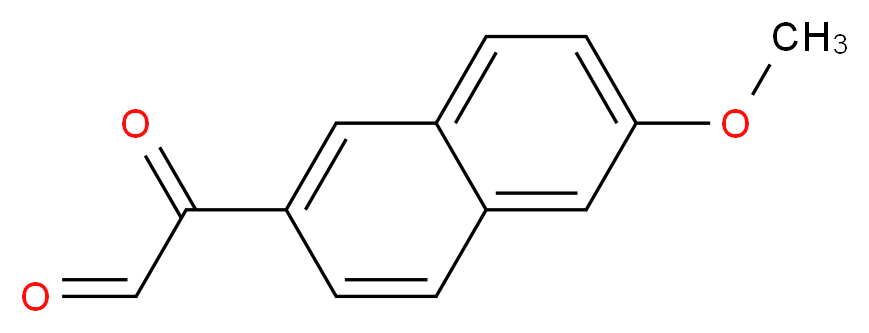 6-甲氧基-2-萘基乙二醛水合物 98%,干重纯度_分子结构_CAS_)