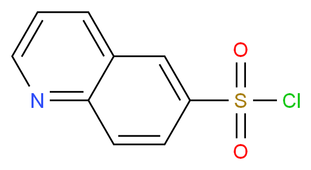 Quinoline-6-sulfonyl Chloride_分子结构_CAS_65433-99-0)