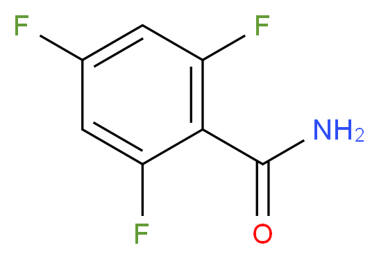 2,4,6-Trifluorobenzamide_分子结构_CAS_82019-50-9)