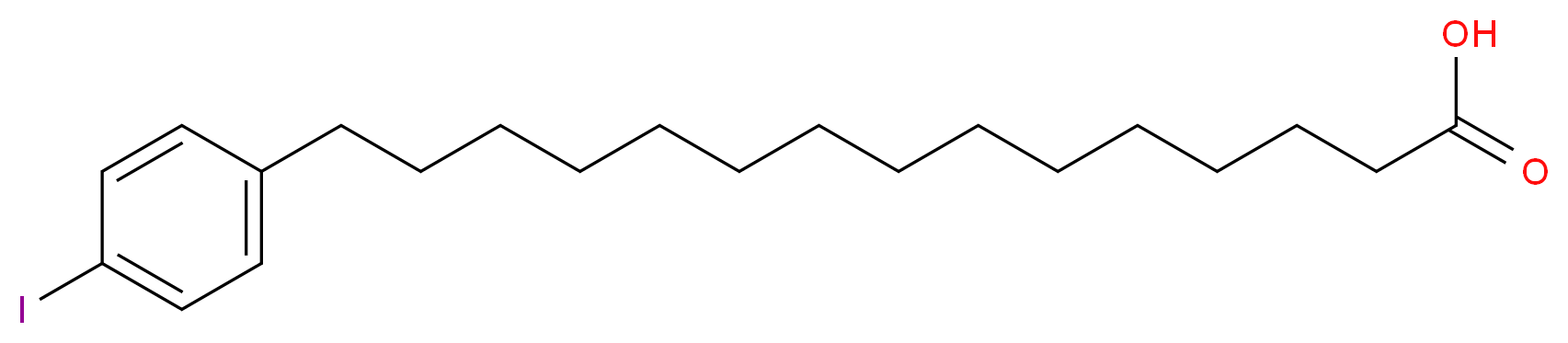 15-(4-Iodophenyl)pentadecanoic acid_分子结构_CAS_80479-93-2)