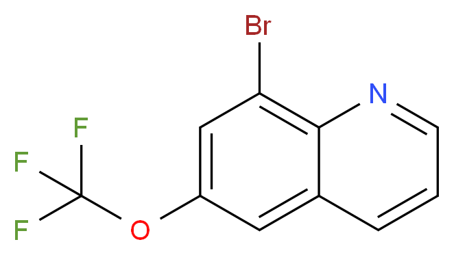 8-BroMo-6-(trifluoroMethoxy)quinoline_分子结构_CAS_1020253-25-1)