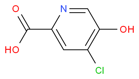 4-chloro-5-hydroxypicolinic acid_分子结构_CAS_1060804-56-9)