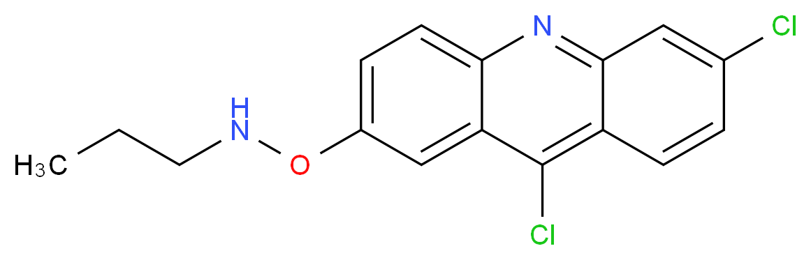 1-AZA-2-n-BUTOXY-6,9-DICHLOROACRIDINE_分子结构_CAS_6940-92-7)