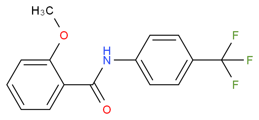 N-[4-(Trifluoromethyl)phenyl]-2-methoxybenzamide_分子结构_CAS_150225-47-1)