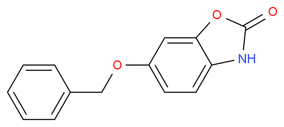 6-(benzyloxy)-2,3-dihydro-1,3-benzoxazol-2-one_分子结构_CAS_158822-84-5