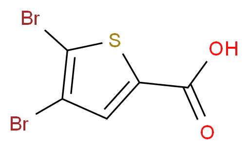 4,5-Dibromothiophene-2-carboxylic acid_分子结构_CAS_6324-10-3)