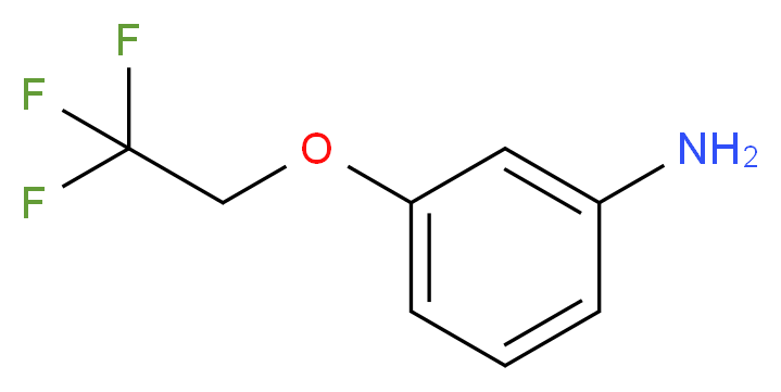 3-(2,2,2-trifluoroethoxy)aniline_分子结构_CAS_)