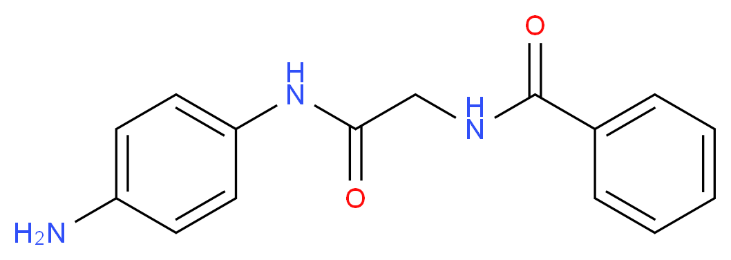 N-[2-(4-Aminoanilino)-2-oxoethyl]-benzenecarboxamide_分子结构_CAS_)