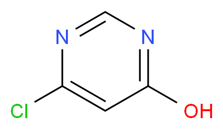 6-chloropyrimidin-4-ol_分子结构_CAS_4765-77-9