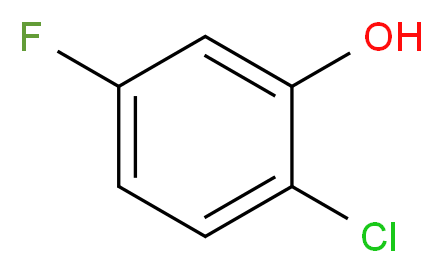 2-Chloro-5-fluorophenol_分子结构_CAS_3827-49-4)